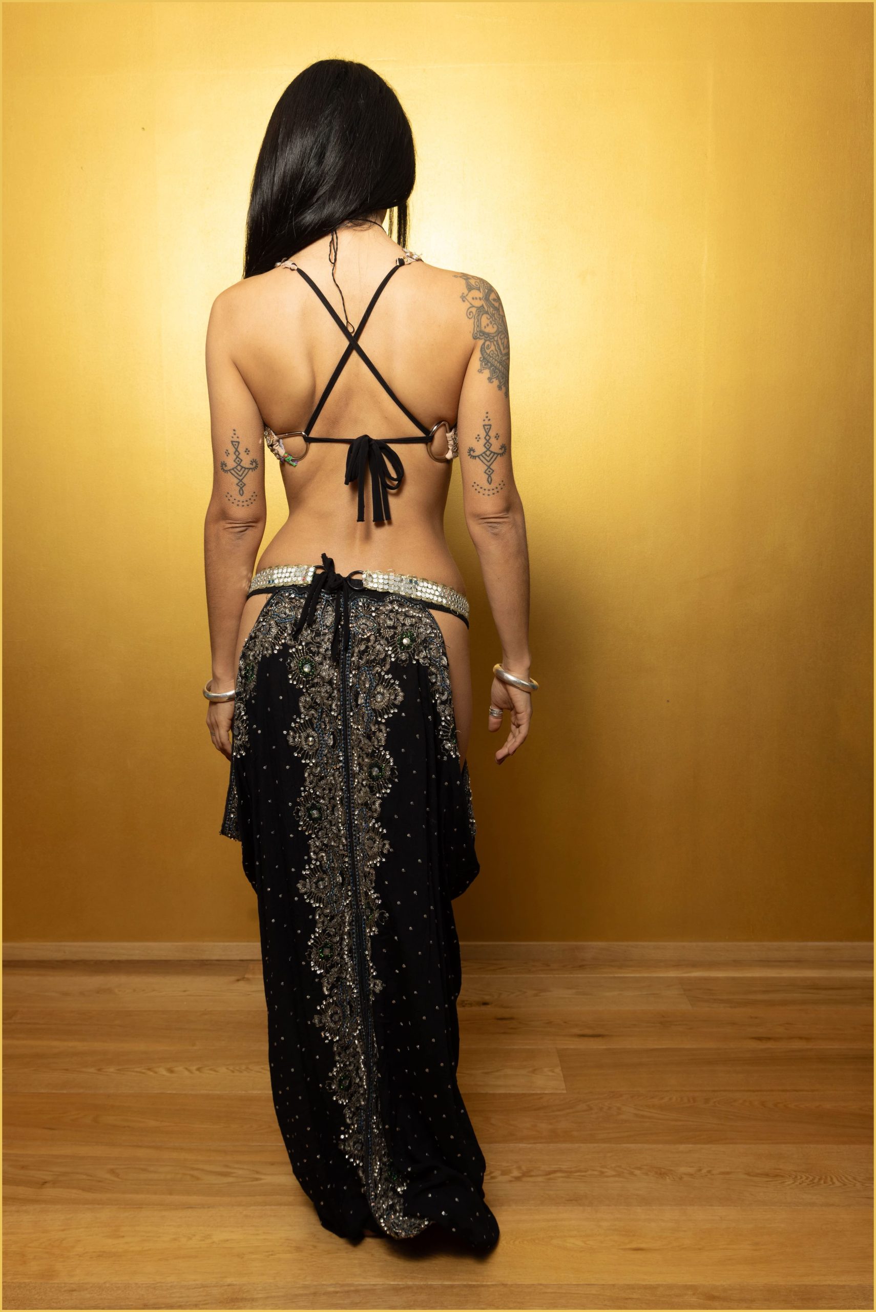 Dupatta Devi Pants - Noor Black - immagine 3