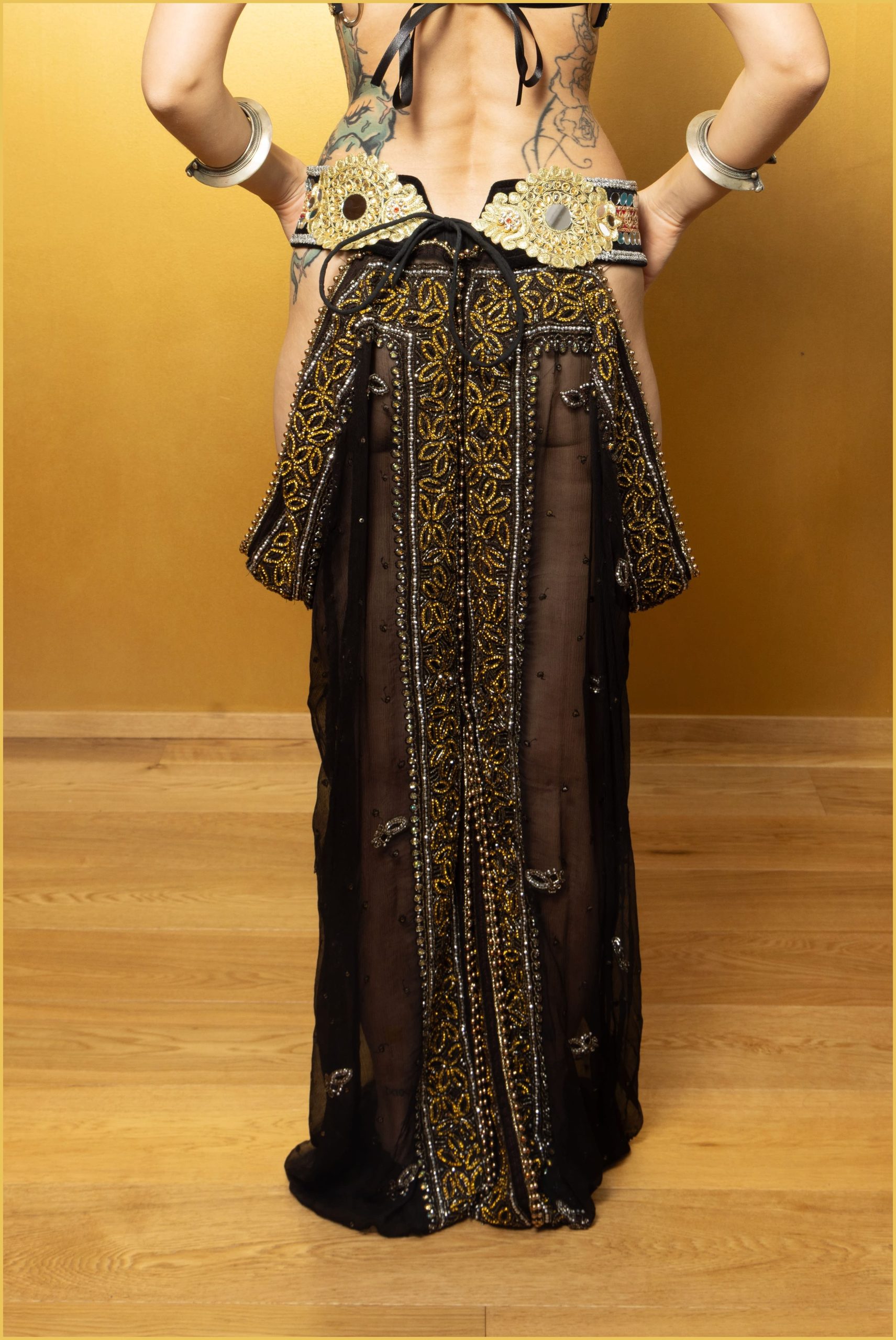 Dupatta Devi Pants – Zareen Black - immagine 2