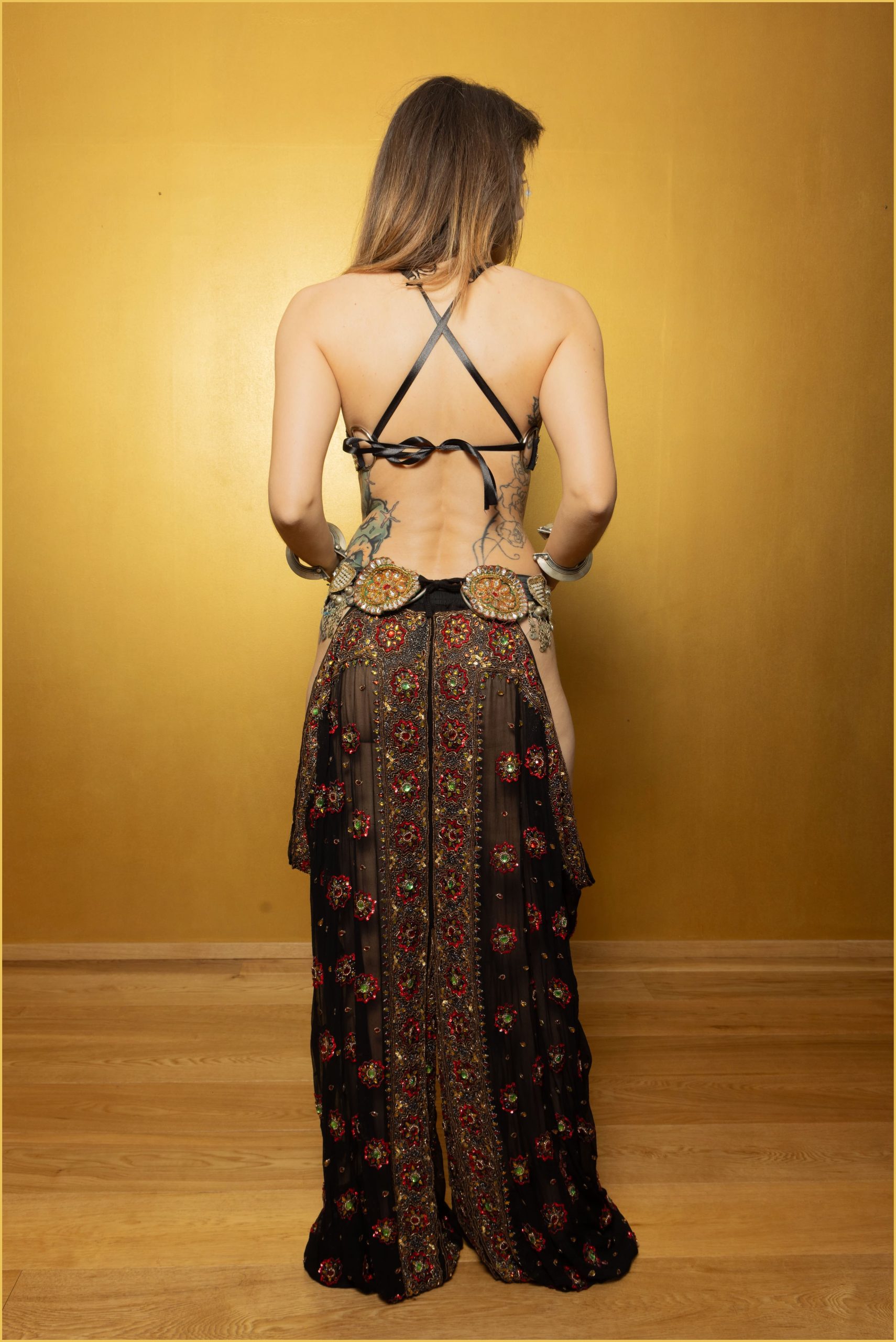 Dupatta Devi Pants – Kumari Noir - immagine 2