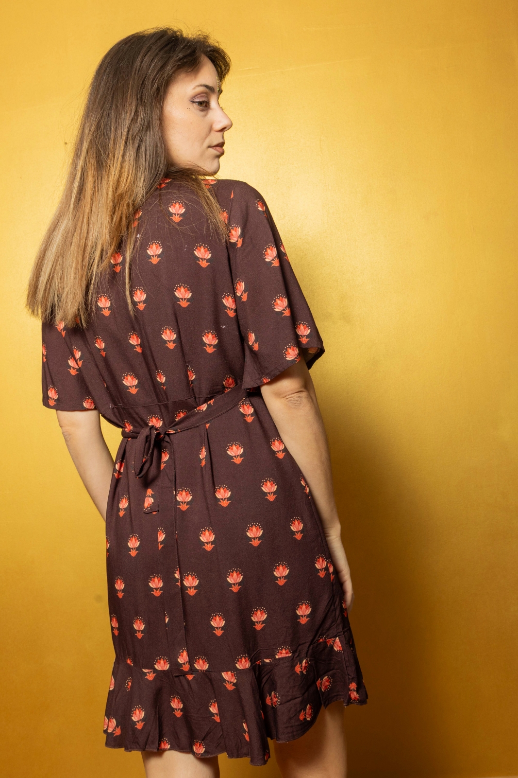 Lila Wrap Dress - immagine 4